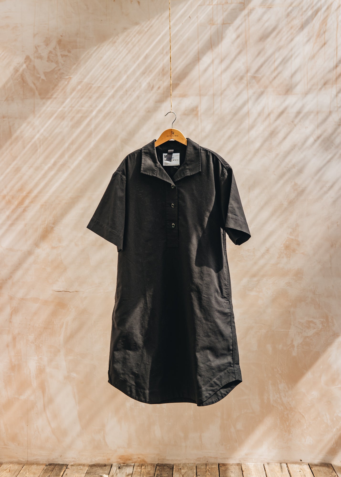 Cut Loose MHL. Pull On Shirt Dress in Black
