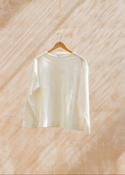 Cut Loose MHL. Smock T-Shirt in Off White