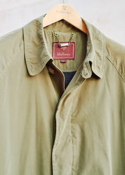 Kenny Ryder Mulberry Olive Green Long Raincoat - L
