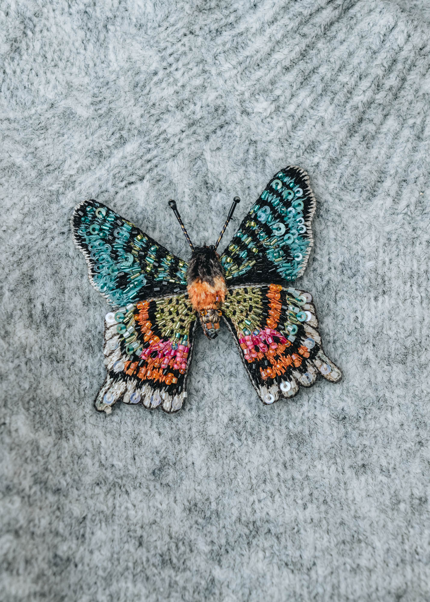 Trovelore Madagascar Sunset Moth Brooch