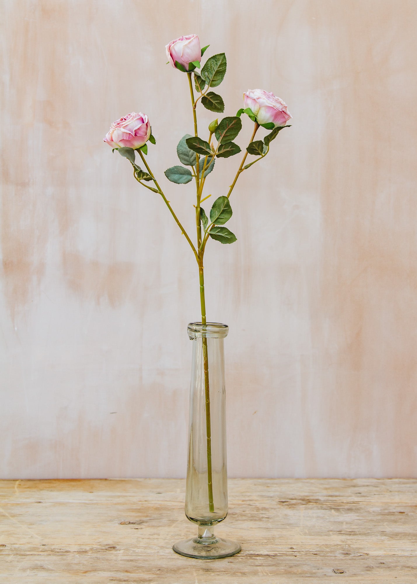 Maggie: Timeless Flowers Artificial Rose Spray in Light Purple