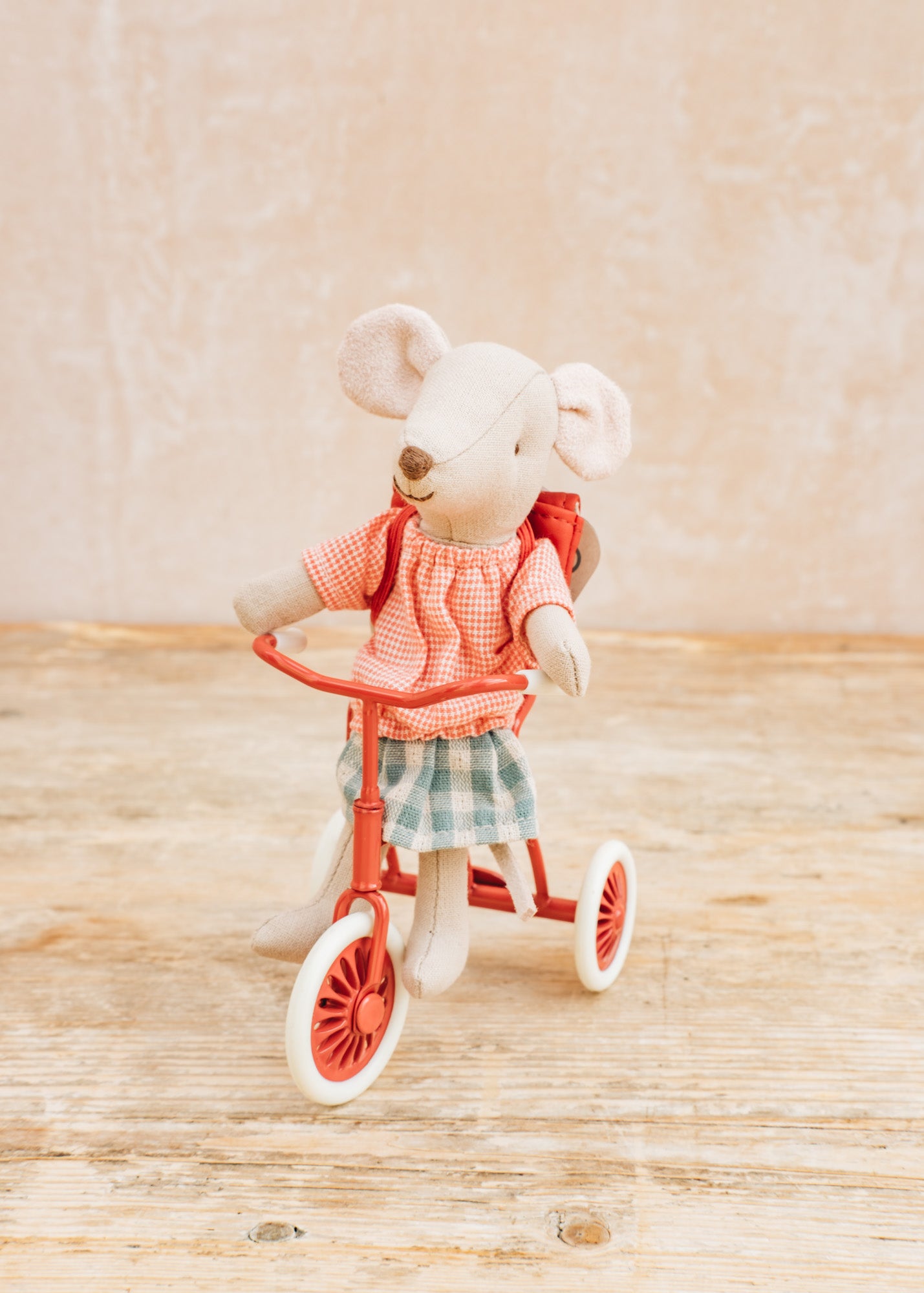 Maileg Abri A Mouse Tricycle in Red