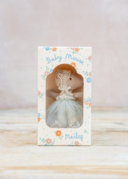 Maileg Baby Mouse in Mint Gown