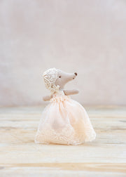 Maileg Baby Mouse in Powder Gown