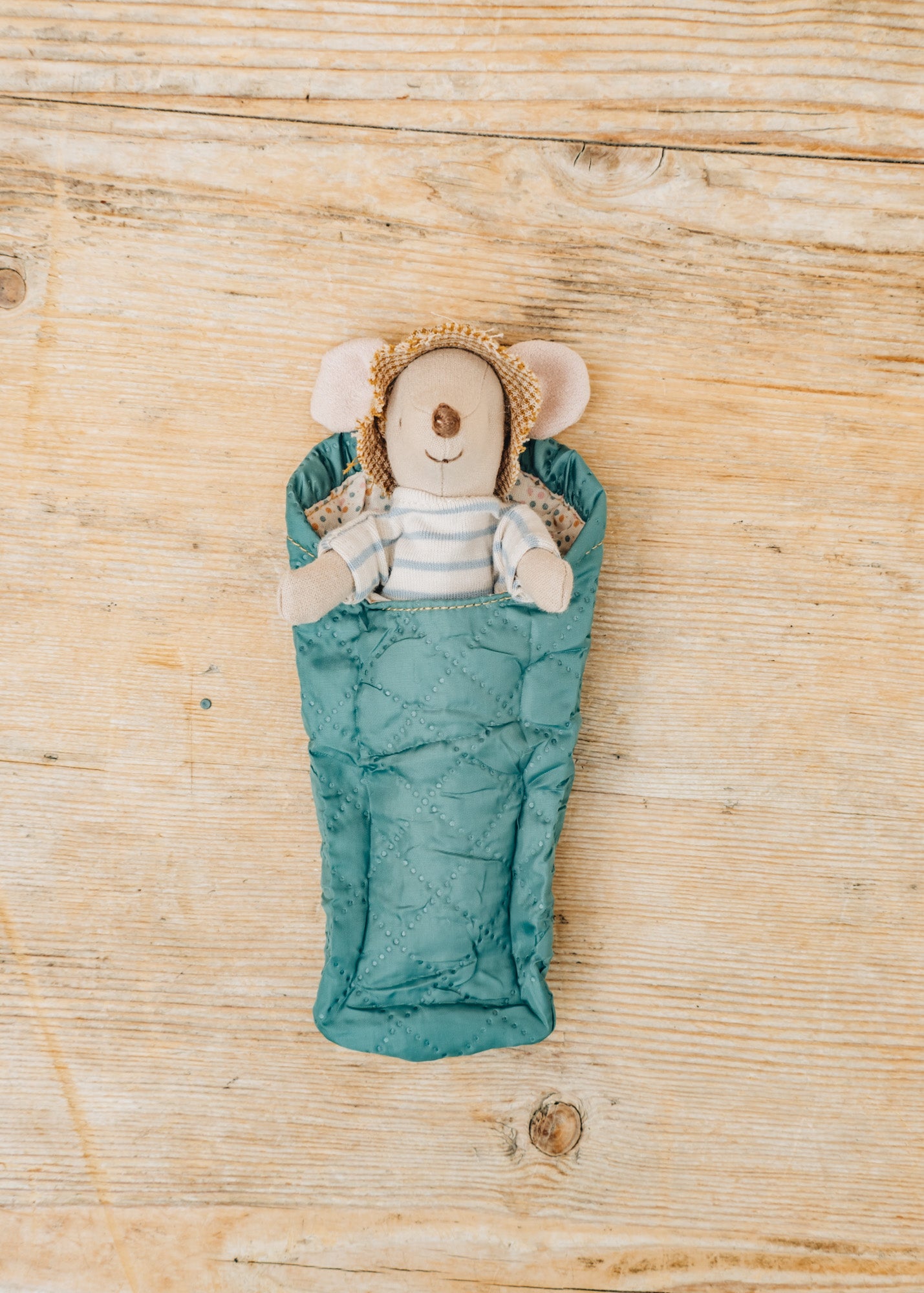 Maileg Big Brother Hiker Mouse in Stripes