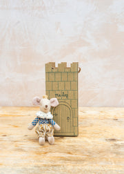 Maileg Big Brother Prince Mouse in Ochre