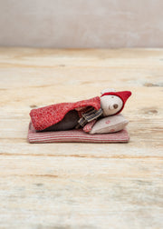Maileg Christmas Baby Mouse in Book
