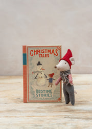 Maileg Christmas Baby Mouse in Book