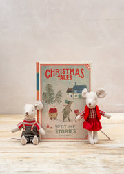Maileg Christmas Twin Mice in Book
