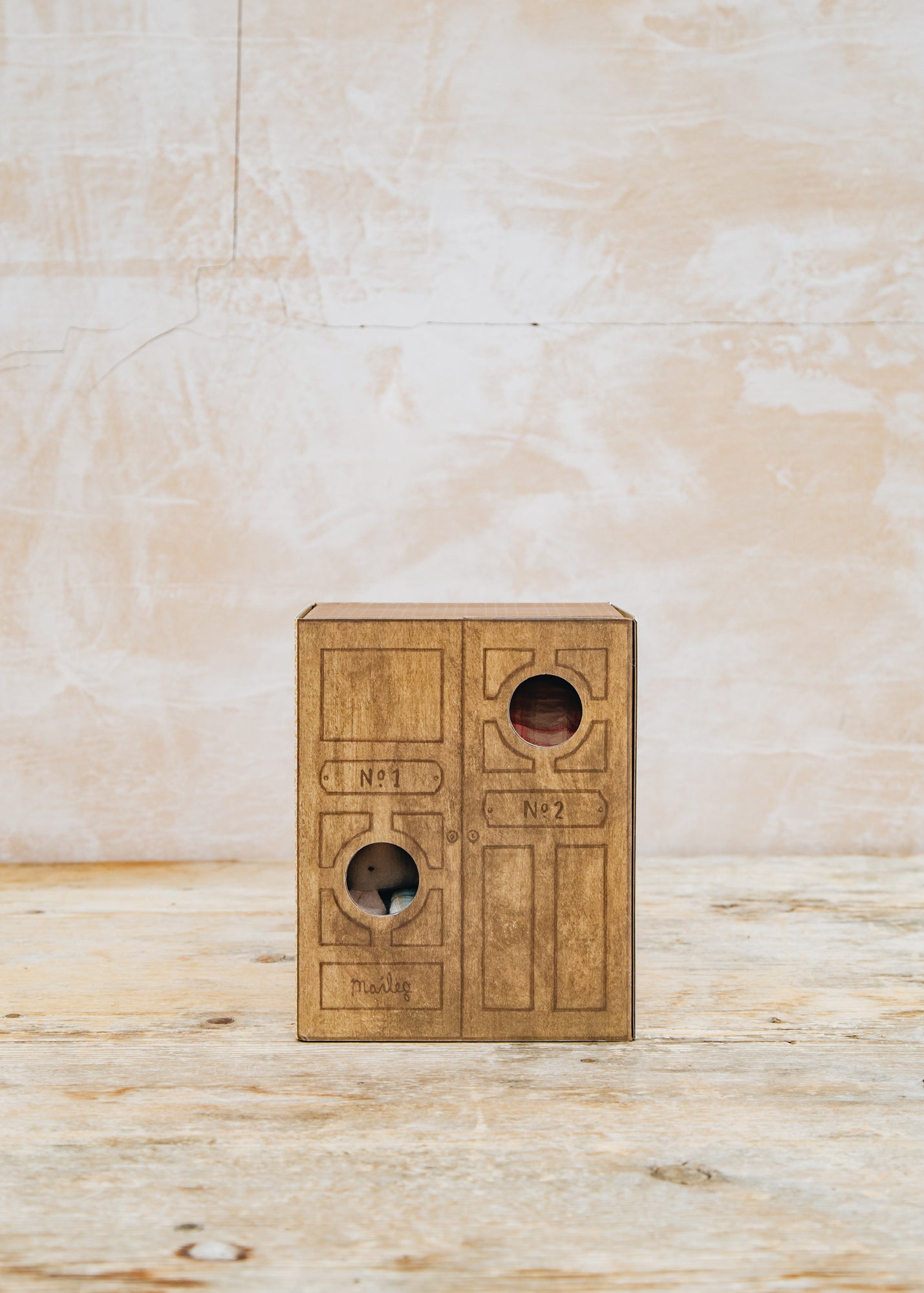 Maileg Little Sister and Brother Ballet Mice in Dance Studio