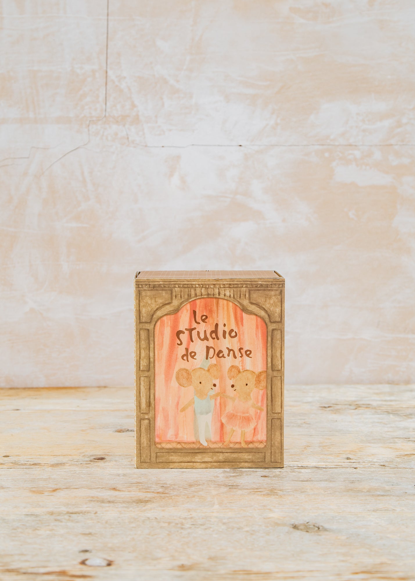 Maileg Little Sister and Brother Ballet Mice in Dance Studio