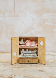 Maileg Little Sister and Brother Ballet Mice in Dance Studio