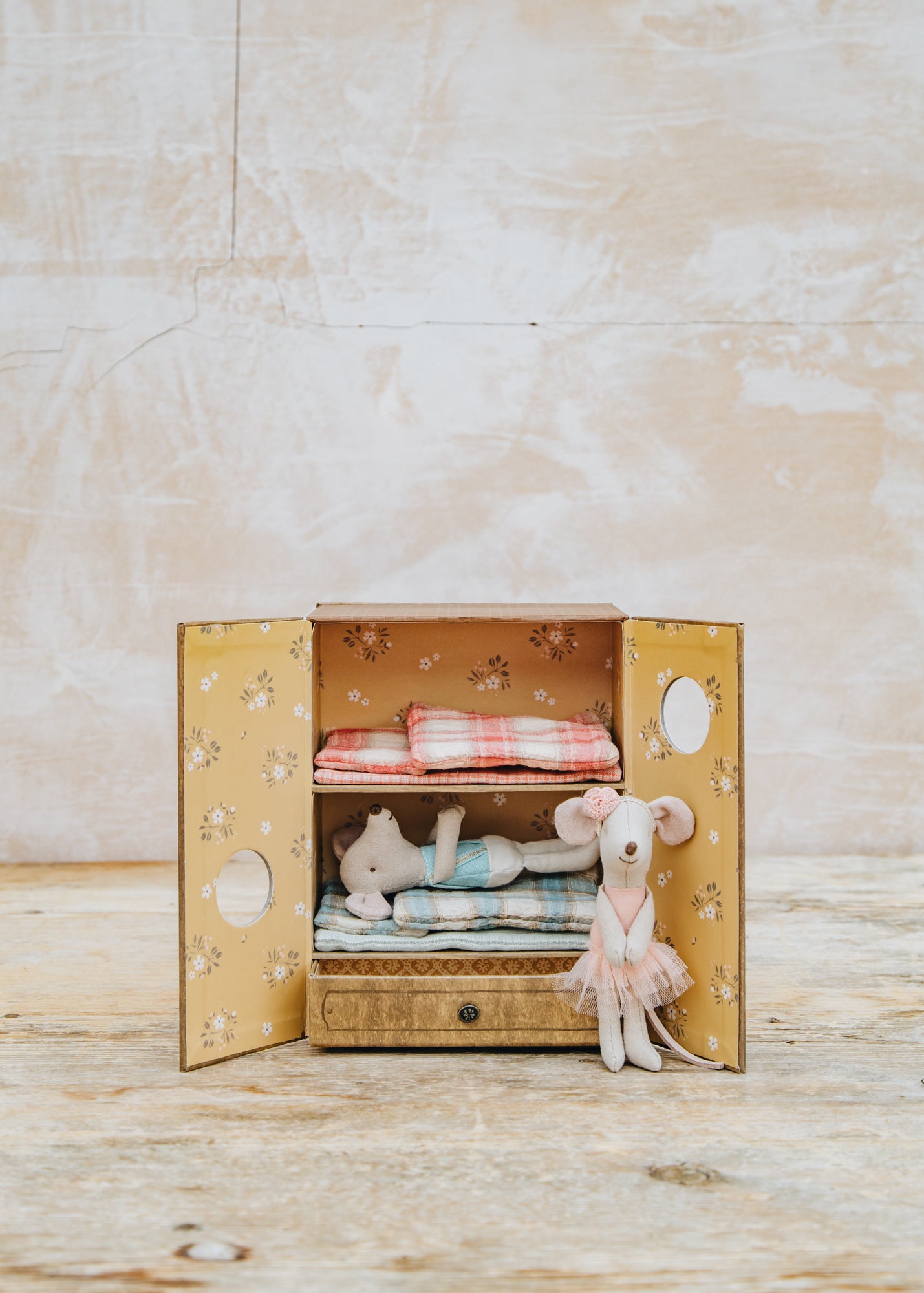 Little Sister and Brother Ballet Mice in Dance Studio