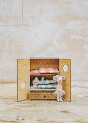 Little Sister and Brother Ballet Mice in Dance Studio