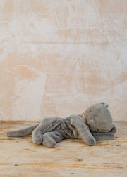 Medium Plush Sleeping Kitten in Grey