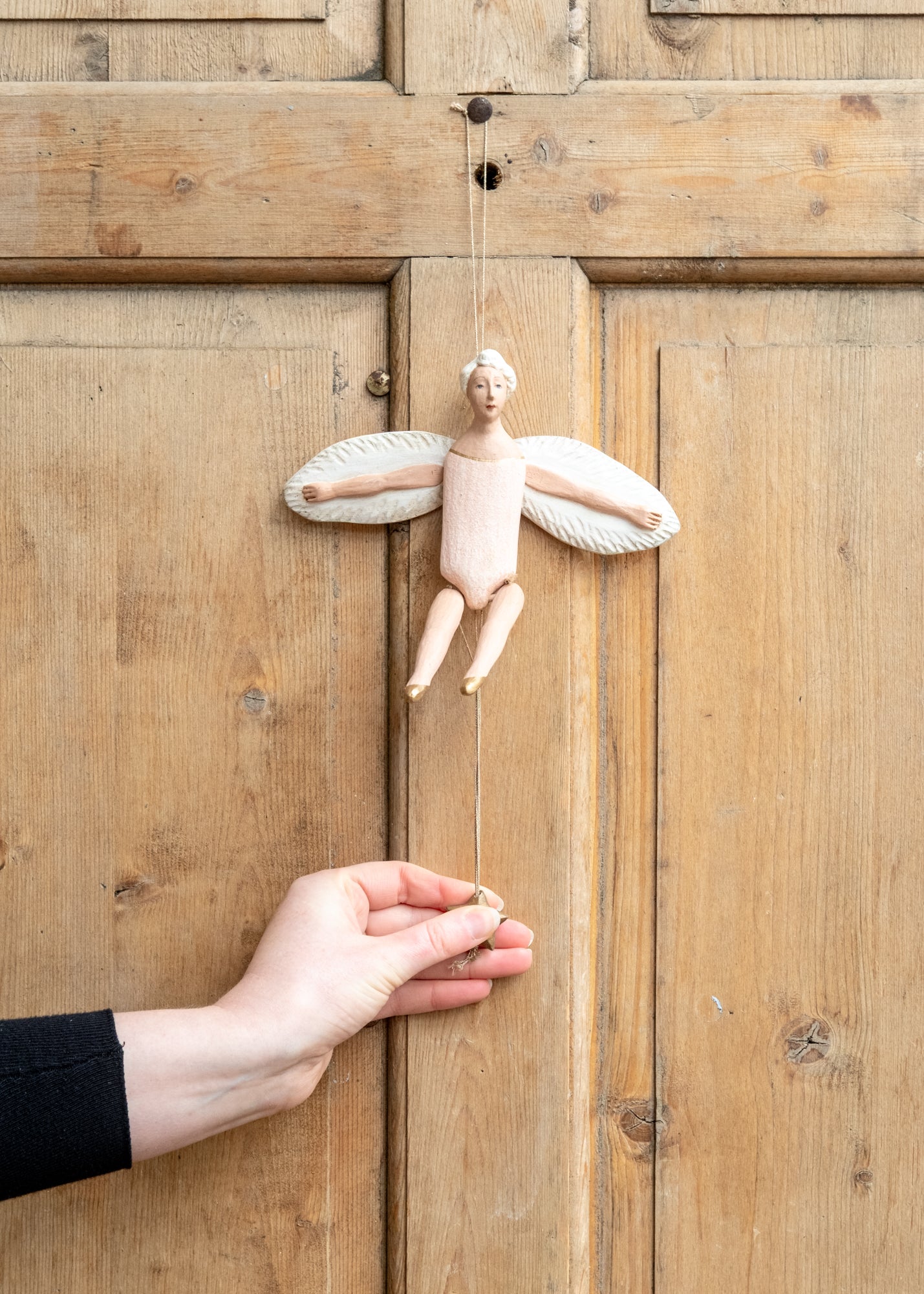 Maileg Small Jumping Jack Angel in Rose