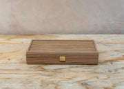 Manopoulus Handcrafted American Walnut Backgammon Set