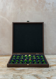 Manopoulus Handcrafted Walnut Burl Chess Set