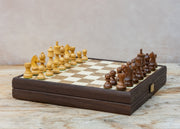 Burford Gallery Handcrafted Walnut Burl Chess Set