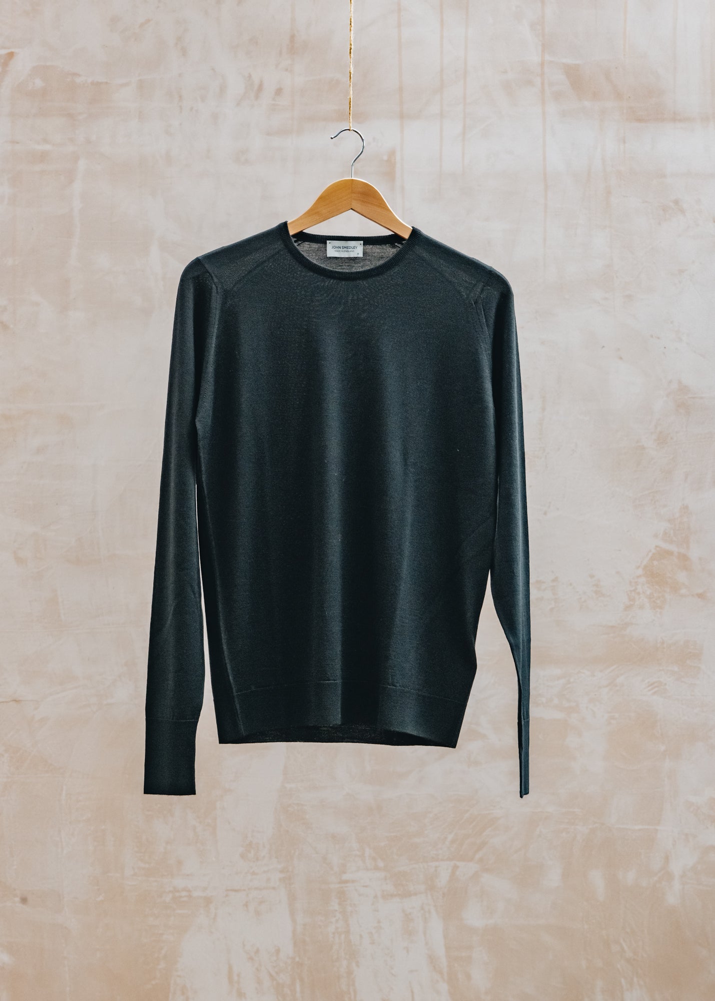 John Smedley John Smedley Marcus Crew Neck Jumper in Black