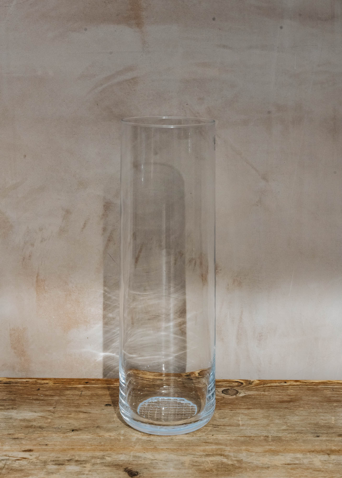 Market Clear Glass Vase, 35.5cm