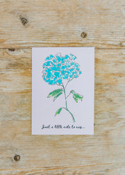 Just A Note To Say Card