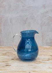 Memento Bubble Pitcher in Deep Blue