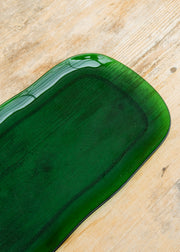Memento Bubble Rectangular Tray in Emerald