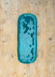 Cressida Bell Bubble Rectangular Tray in Turquoise