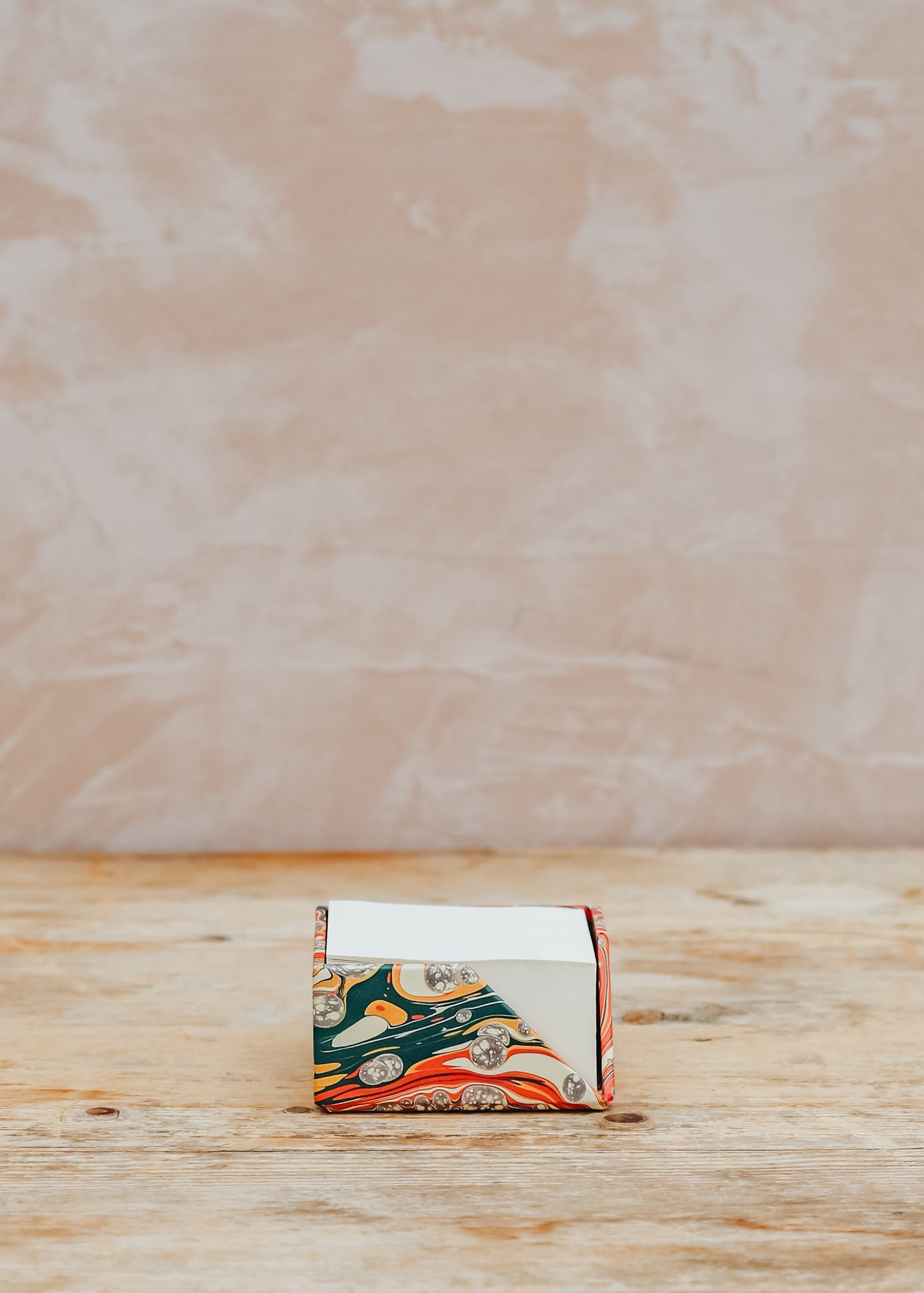 Wooden Spoon Memo Block in Desert Jasper