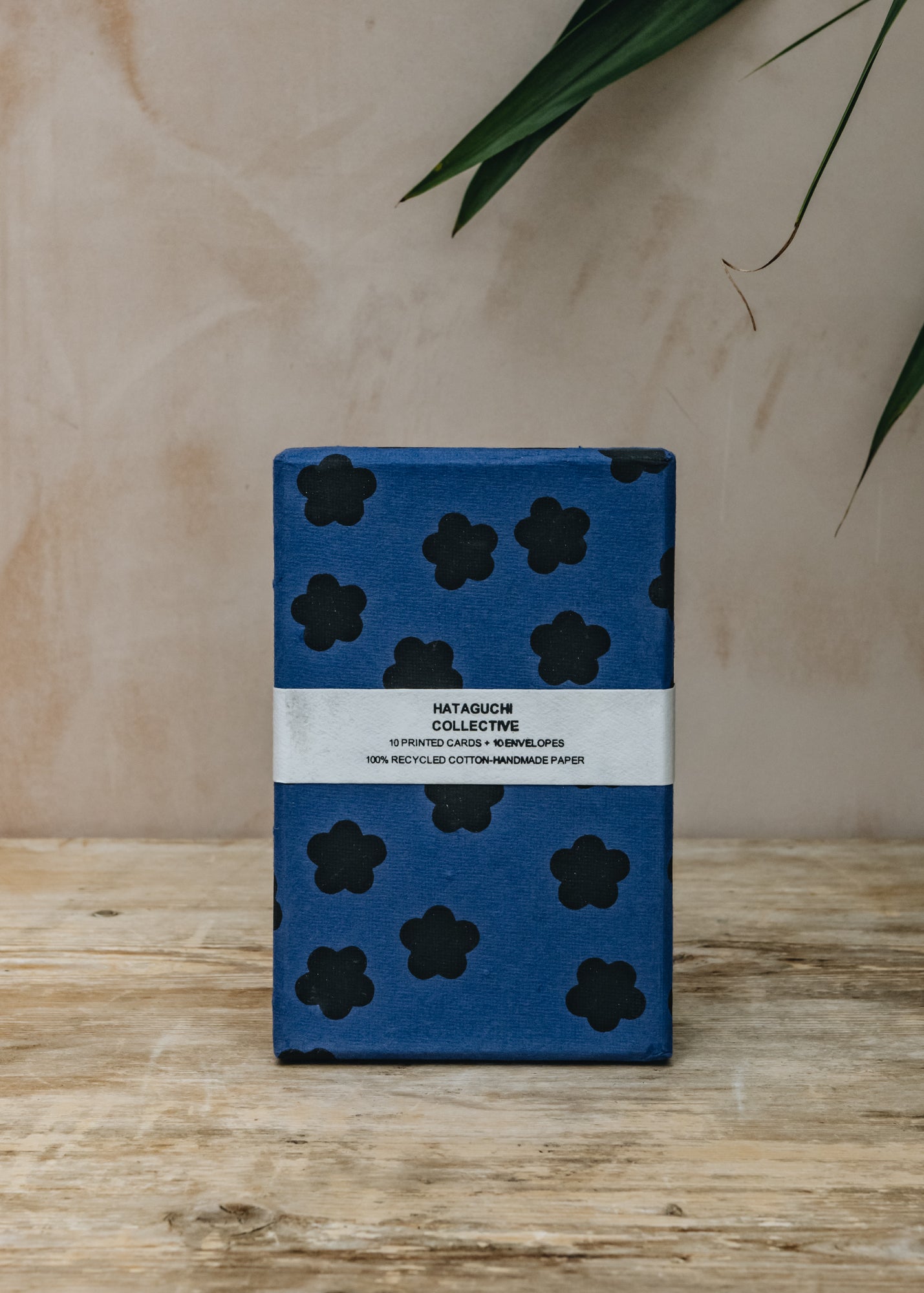 Mieko/Blueberry Screen Printed Notecards, pack of ten