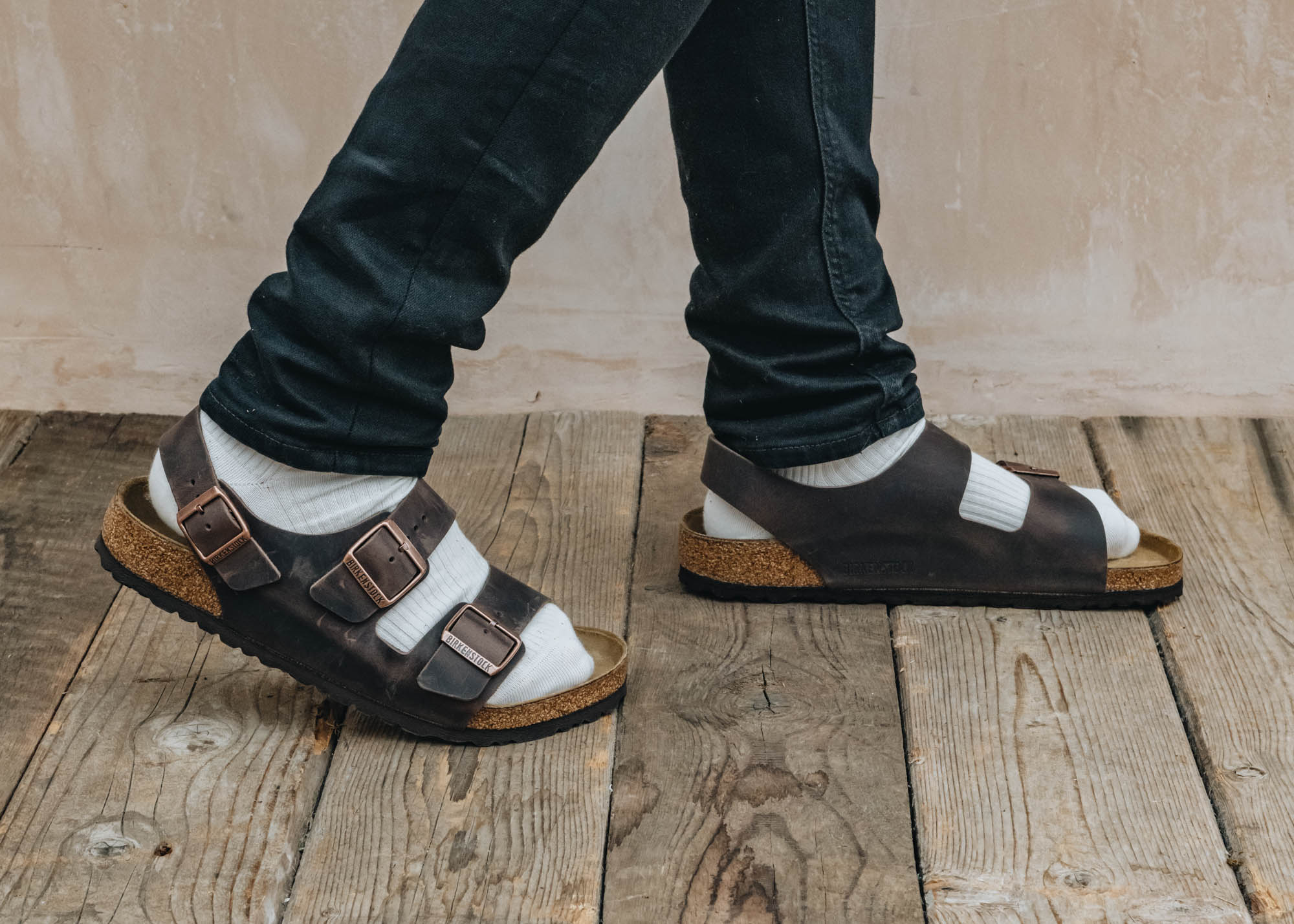 Milano oiled leather birkenstock discount