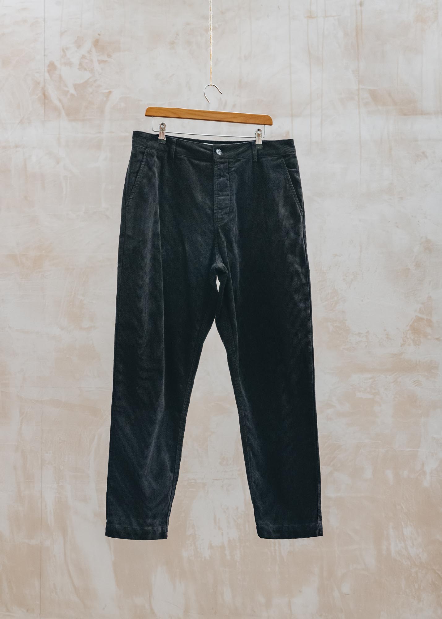 Universal Works Military Chinos in Liquorice Cord