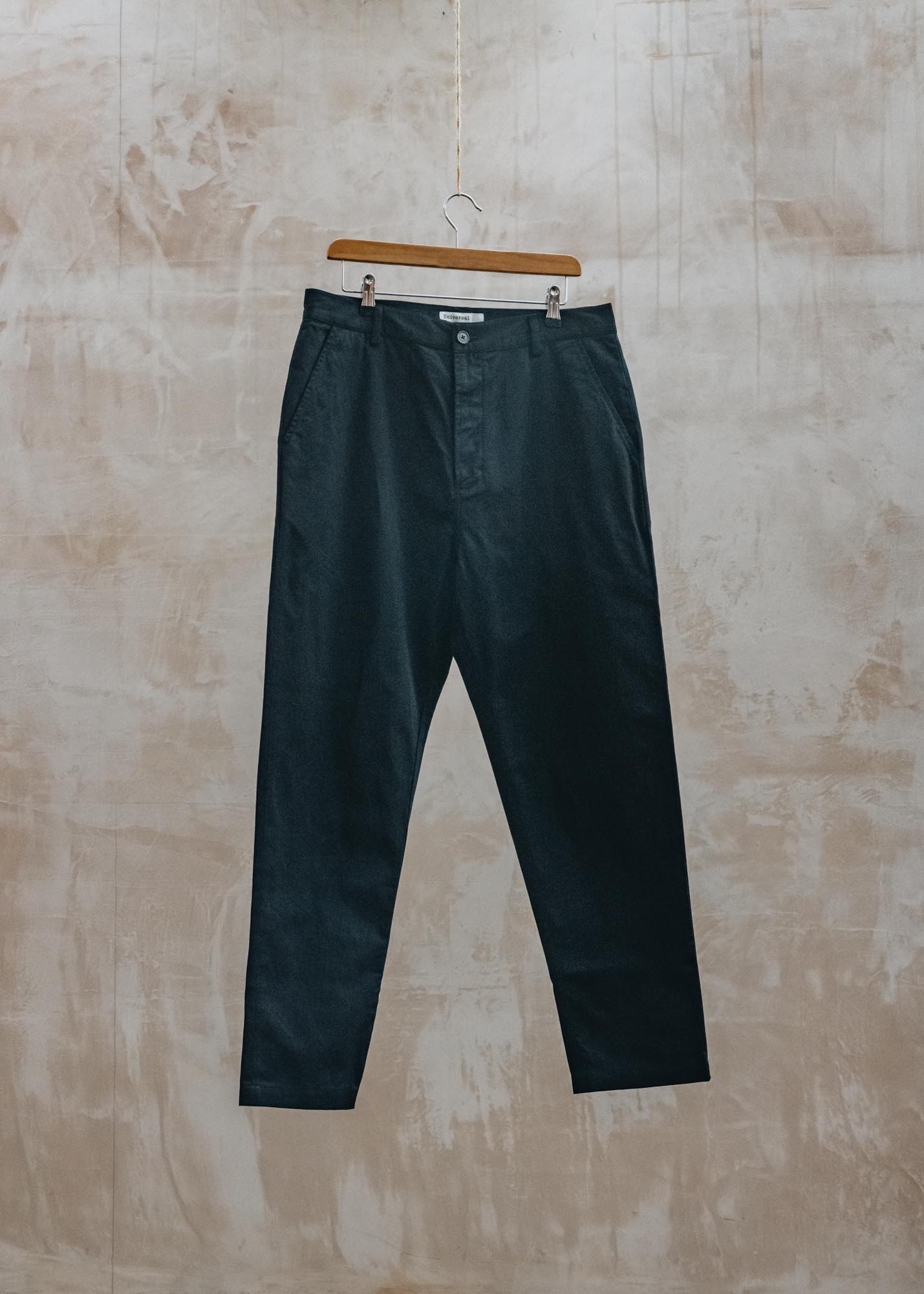 Universal Works Military Chinos in Black