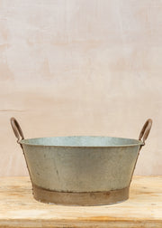 Memento Large Galvanised Tub