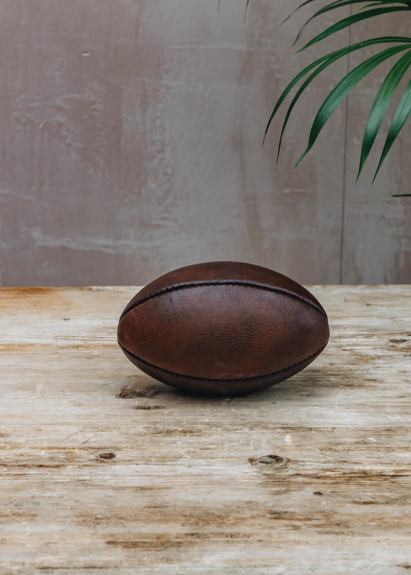 John Woodbridge & Sons Vintage Leather Miniature Rugby Ball