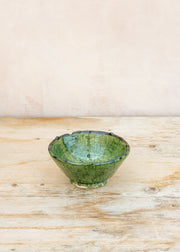 Chive Medium Tamegroute Bowl in Green