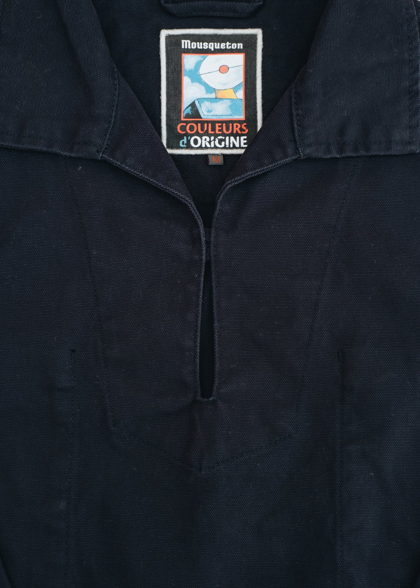 Mousqueton Canvas Smock in Navy