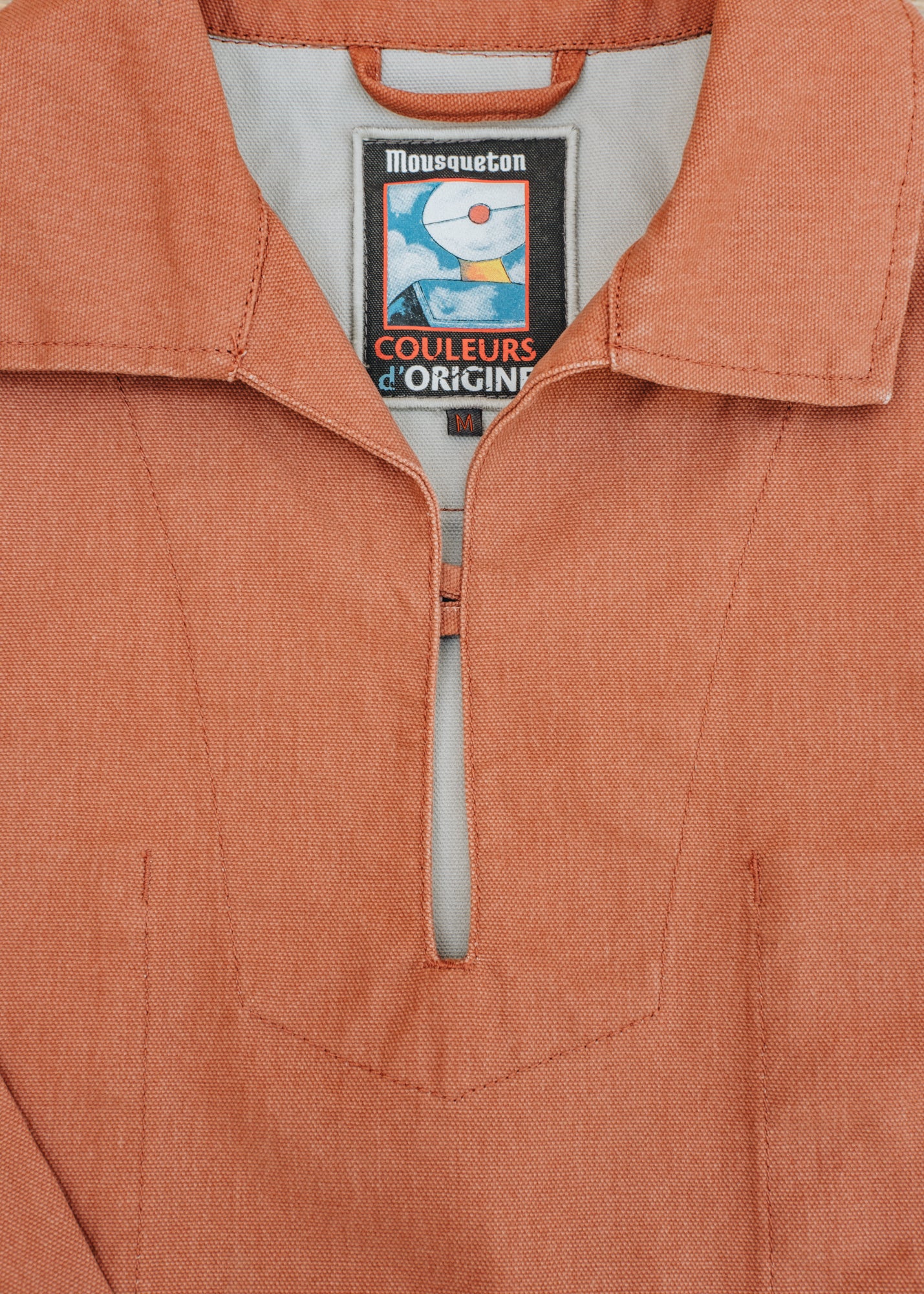 Mousqueton Canvas Smock in Terracotta