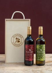 Mulled Wine and Mulled Cider in Wooden Gift Box