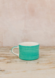 Musango Pottery Plain Wash Mug in Mint