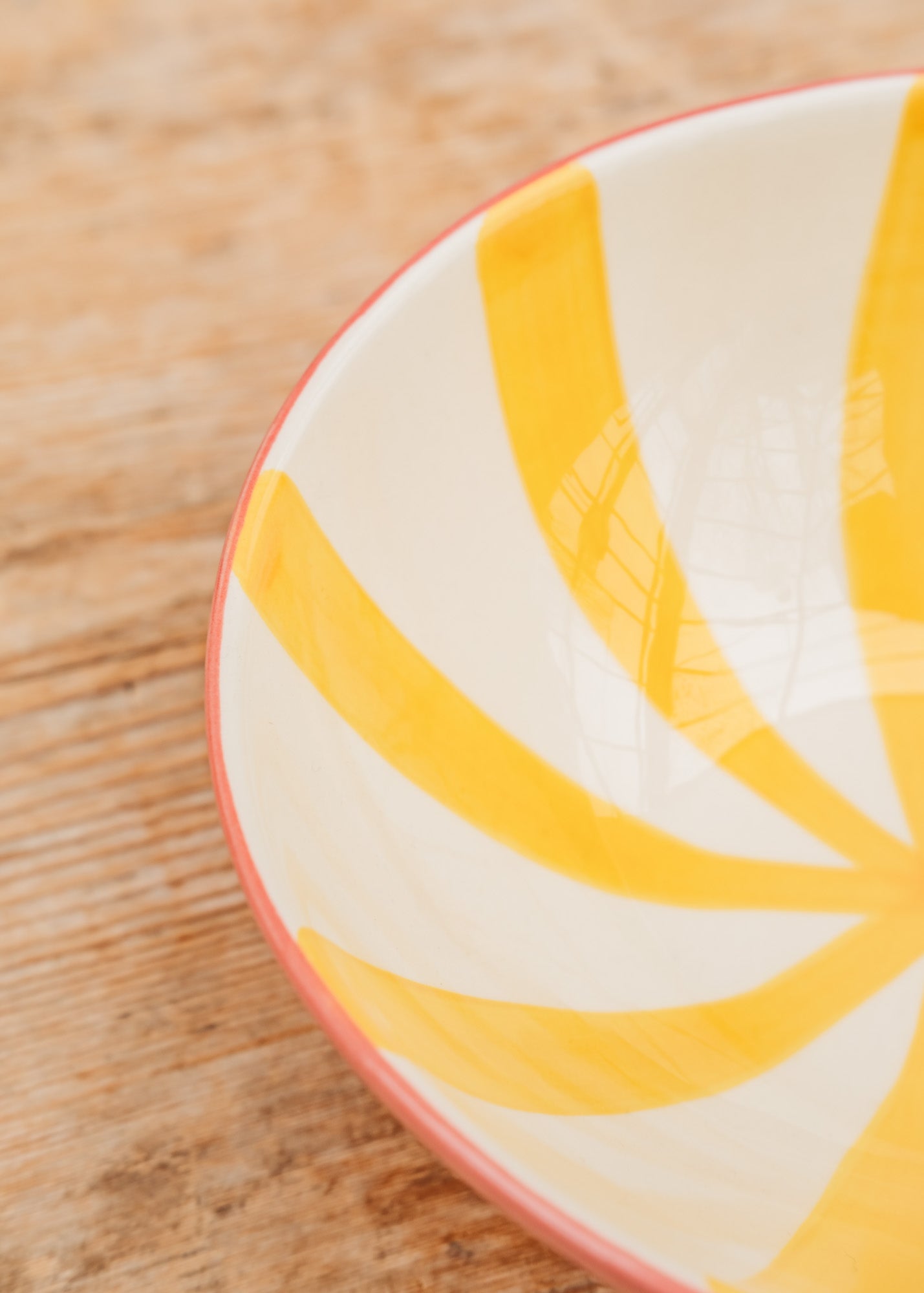 Musango Pottery Tri Colour Nourish Bowl in Sunrise