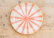 Musango Pottery Tri Colour Supper Plate in Sunrise