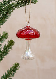 Unique Treasures Mushroom Glass Bauble