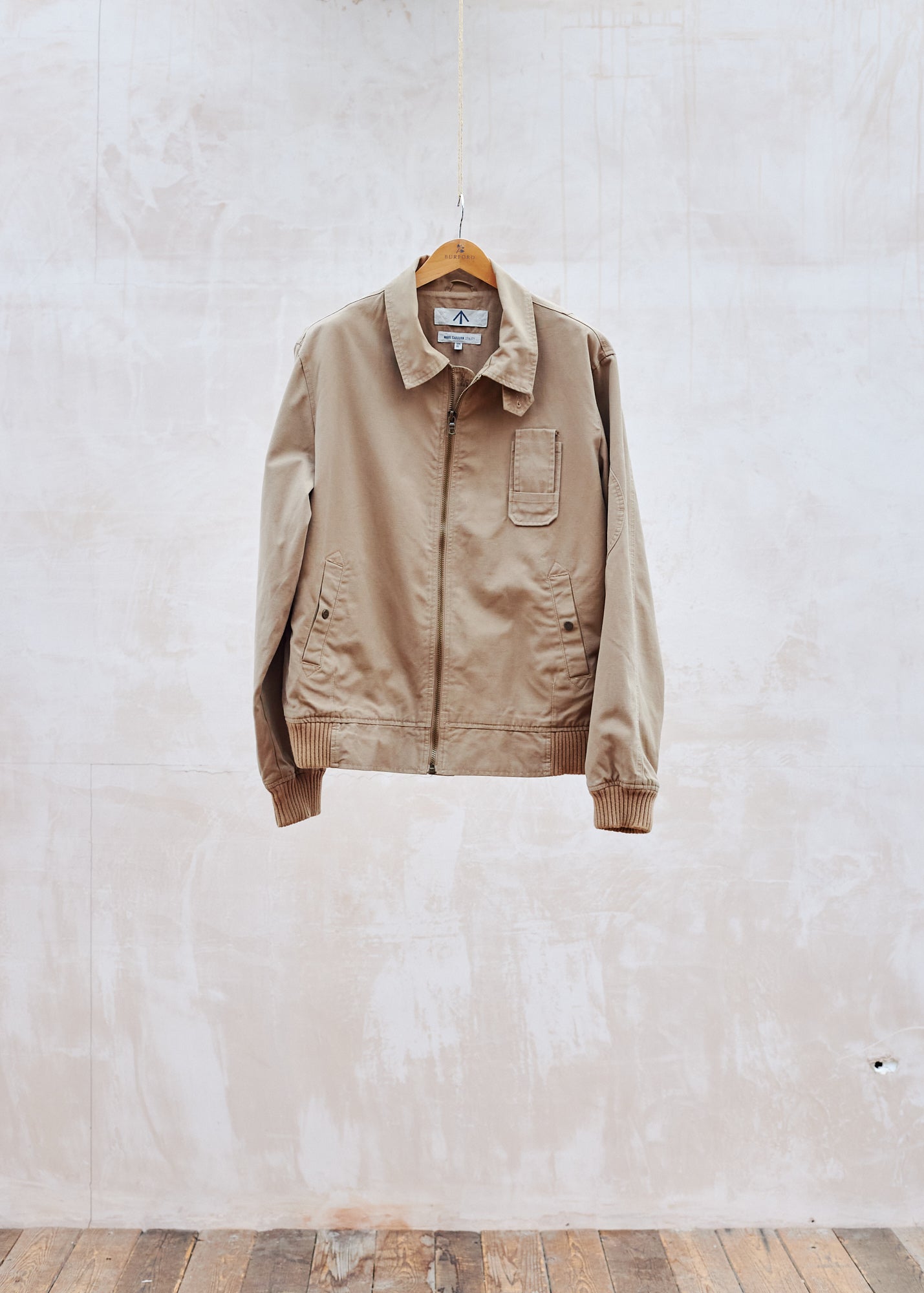 Kenny Ryder Nigel Cabourn Brown Military-Style Cotton Bomber - Xxl