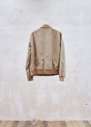 Kenny Ryder Nigel Cabourn Brown Military-Style Cotton Bomber - Xxl