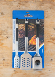 Premium Grill Three Piece Tool Set