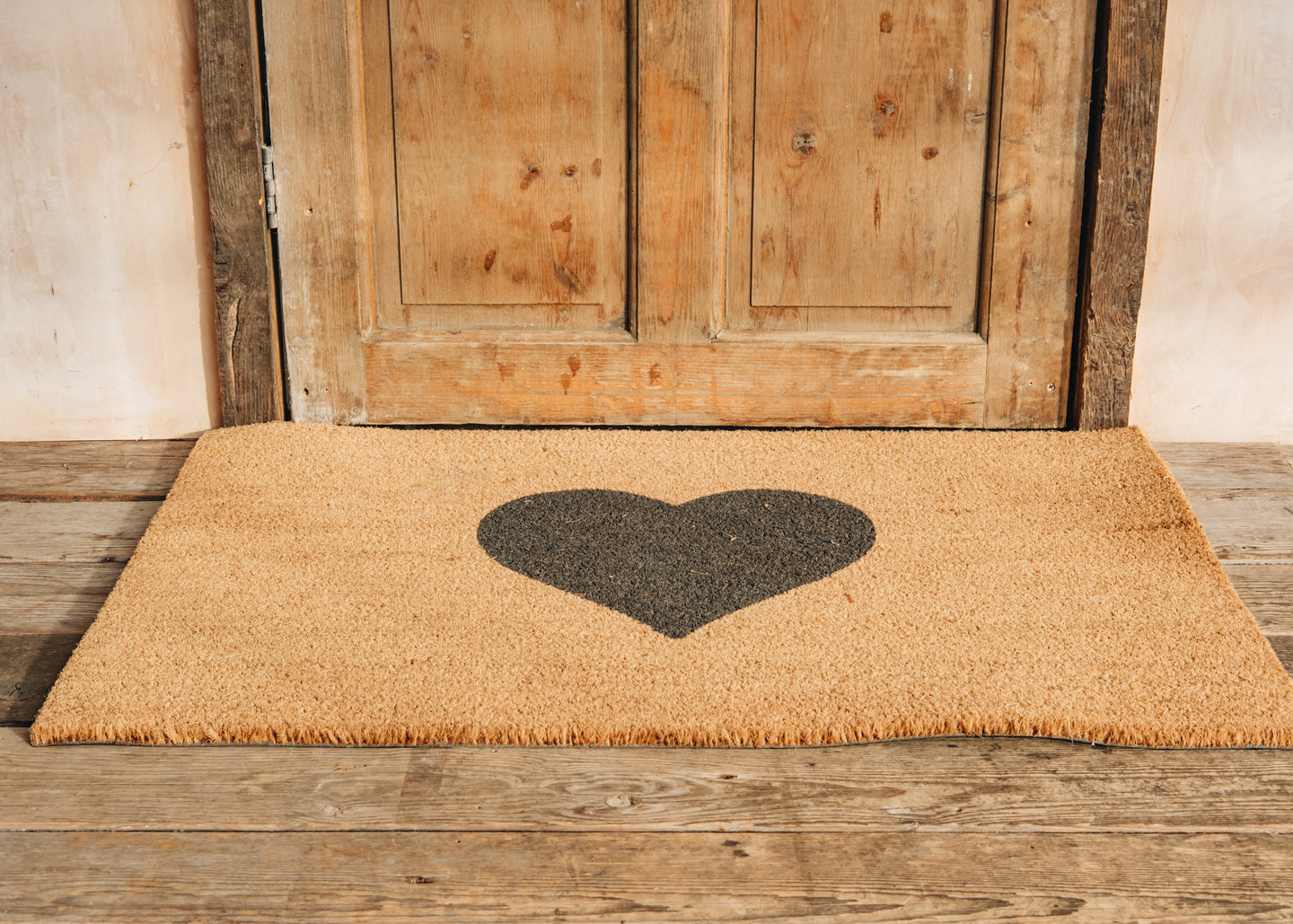 Garden Trading Natural Large Heart Doormat