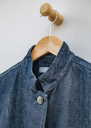 Neirami Denim Vest in Indaco