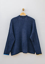 Neirami Patch Cardigan in Track Patch Oceano